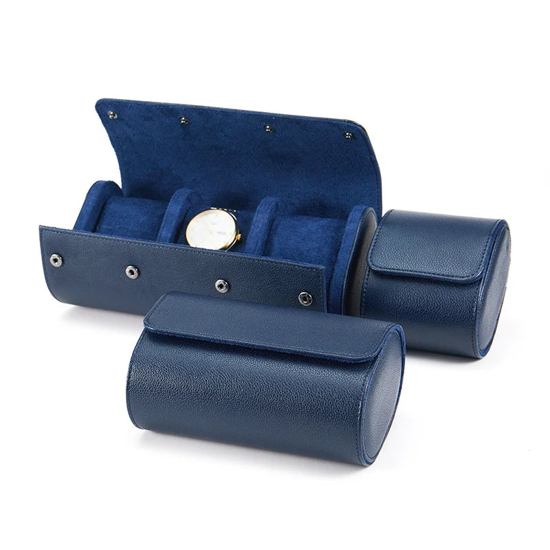 Leather Watch Roll – 1, 2 & 3 Slot Luxury Watch Case