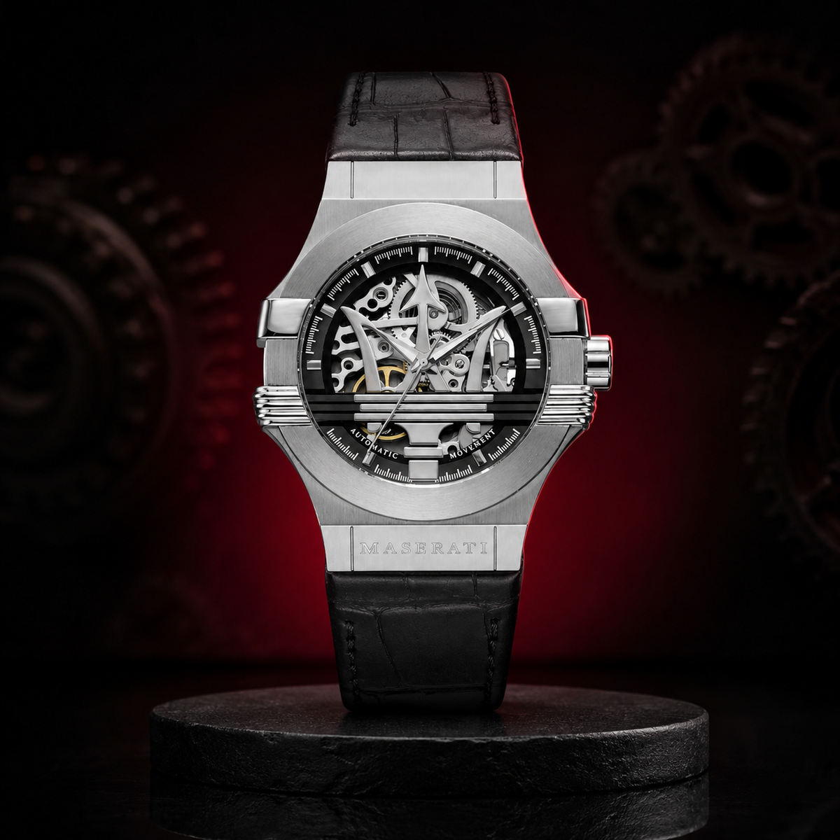 Maserati Potenza R8821108001 Men's Automatic Silver Watch