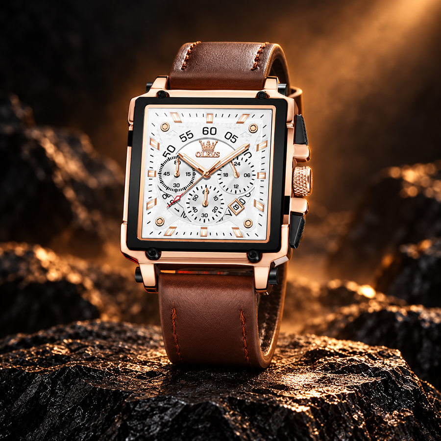 OLEVS 9919 Quartz Square Watch