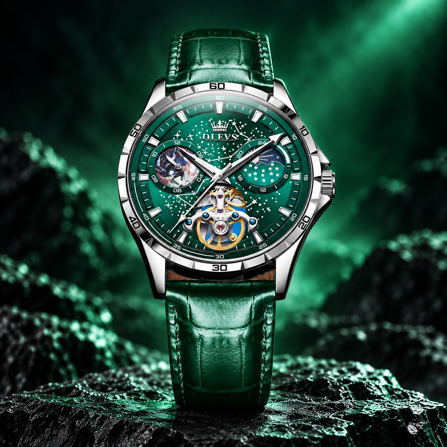 OLEVS 6689 Automatic Starry Moon Phase