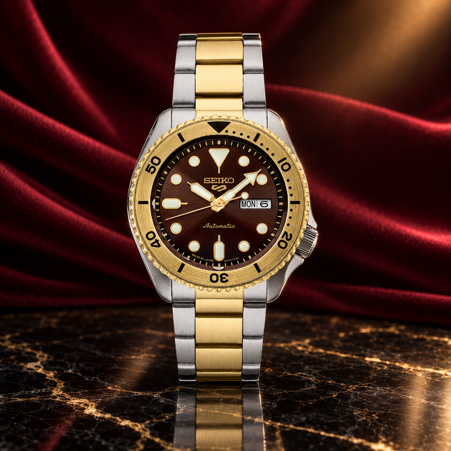 Seiko 5 Sports SRPK24 Two-Tone Automatic
