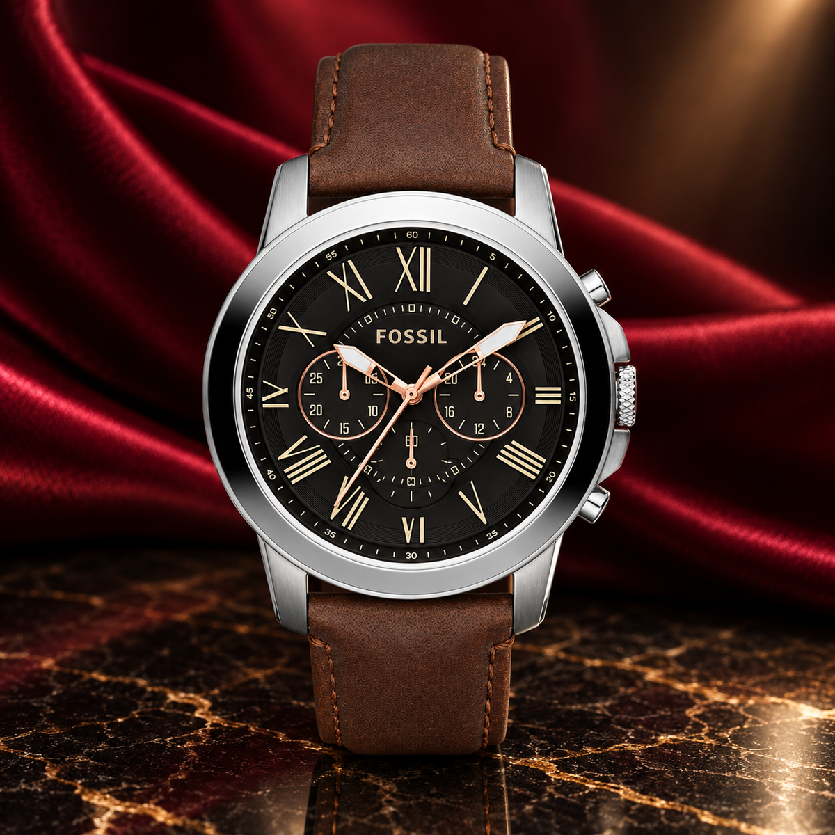 Fossil Grant Gents Quartz Watch FS4813