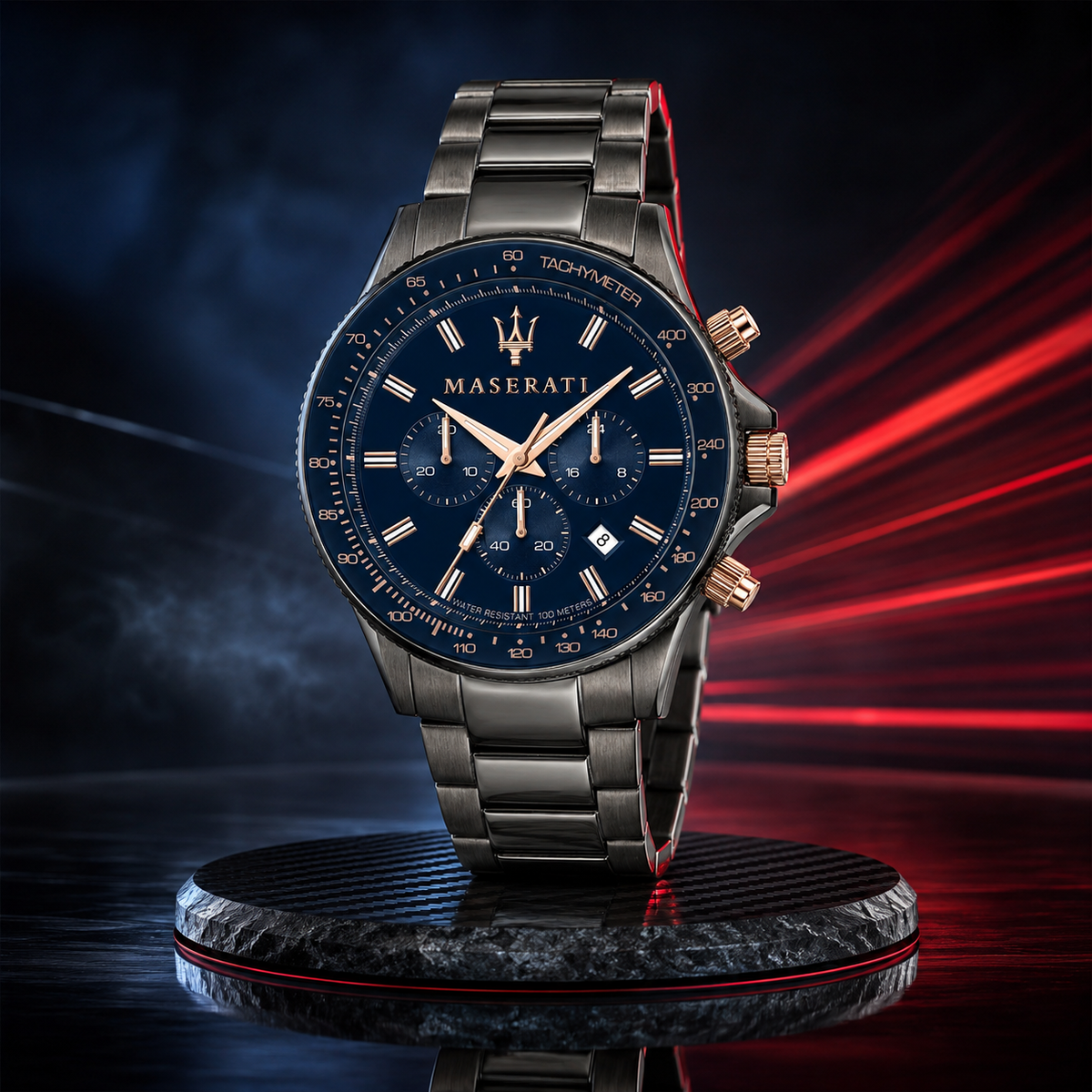 Maserati Sfida Chrono Men's Black Watch R8873640001